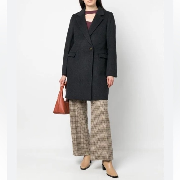 Scotch & Soda Jackets & Blazers - NWT $298 Scotch & Soda Wool single-breasted mid-length coat​​​​​​